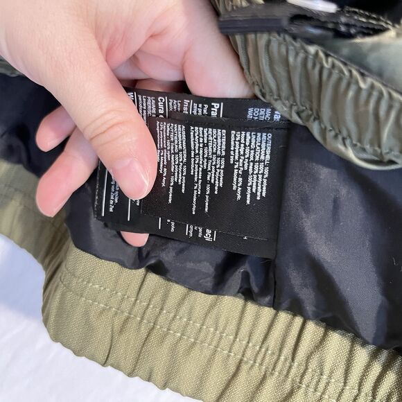 Burton Dryride Da Nang Green Ski Snowboard softshell Jacket Coat size L Hoodie - Picture 11 of 13